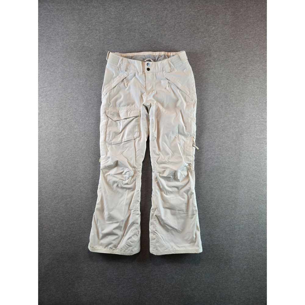THE NORTH FACE‎ Freedom Pants Womens Small White DryVent Insulated Ski Snowboard